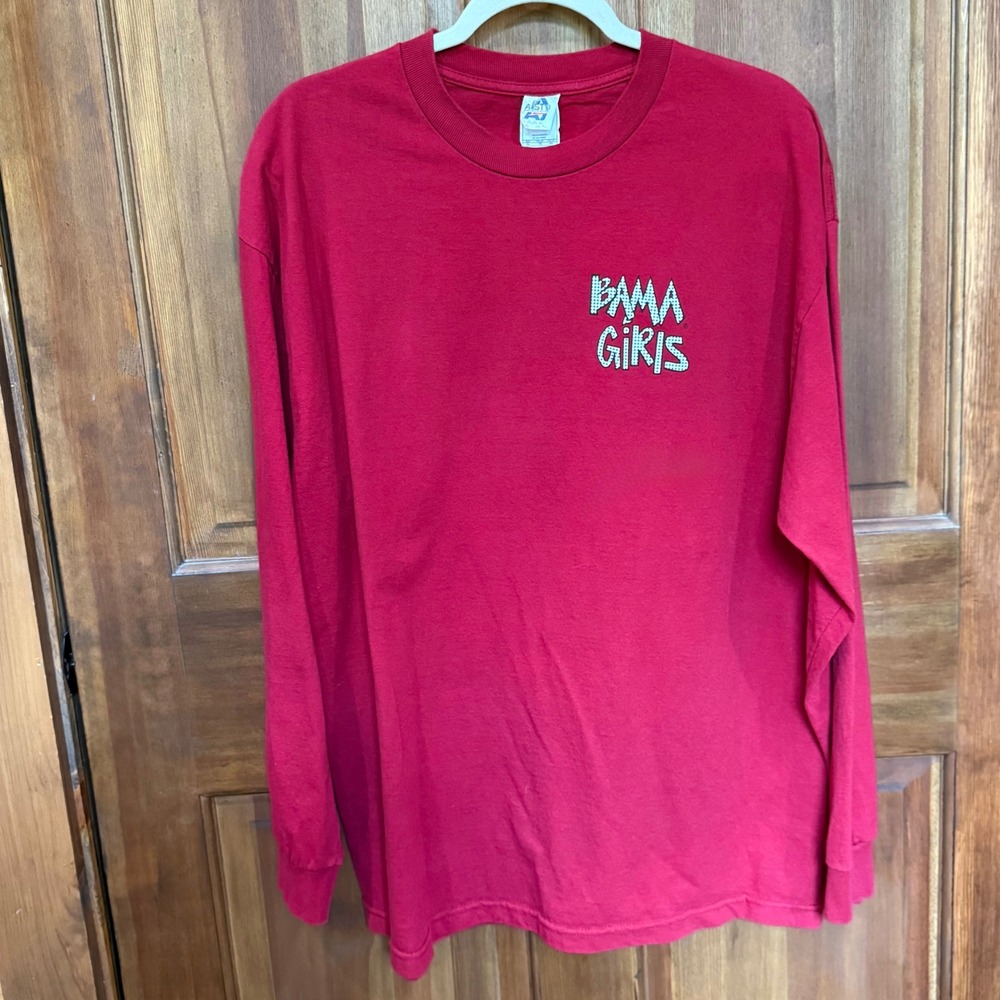 Alstyle Bama Girls Long Sleeve Graphic T-Shirt Red University of‎ Alabama XL
